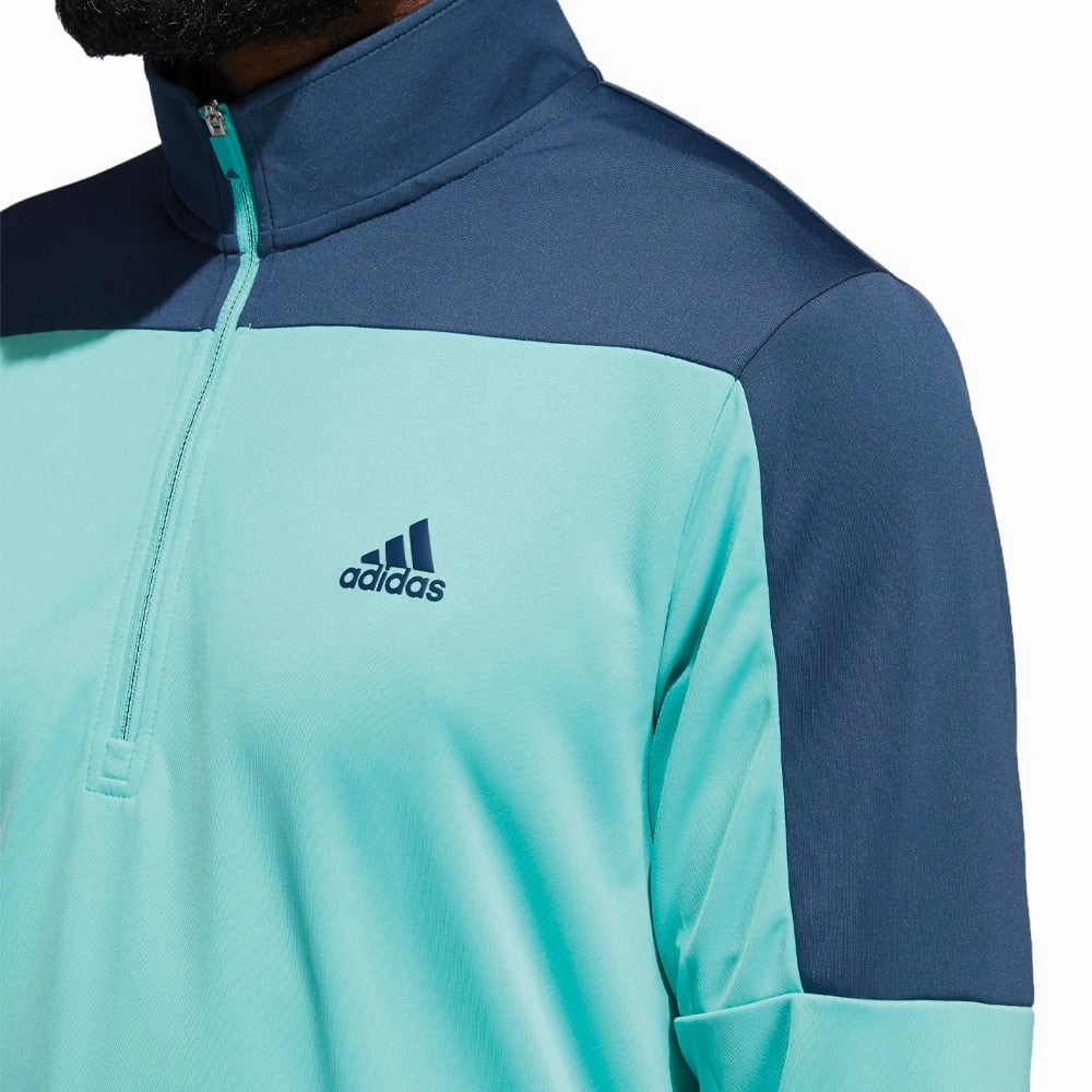 Anti fungal adidas Lightweight Quarter-Zip Sweatshirt - Acid Mint