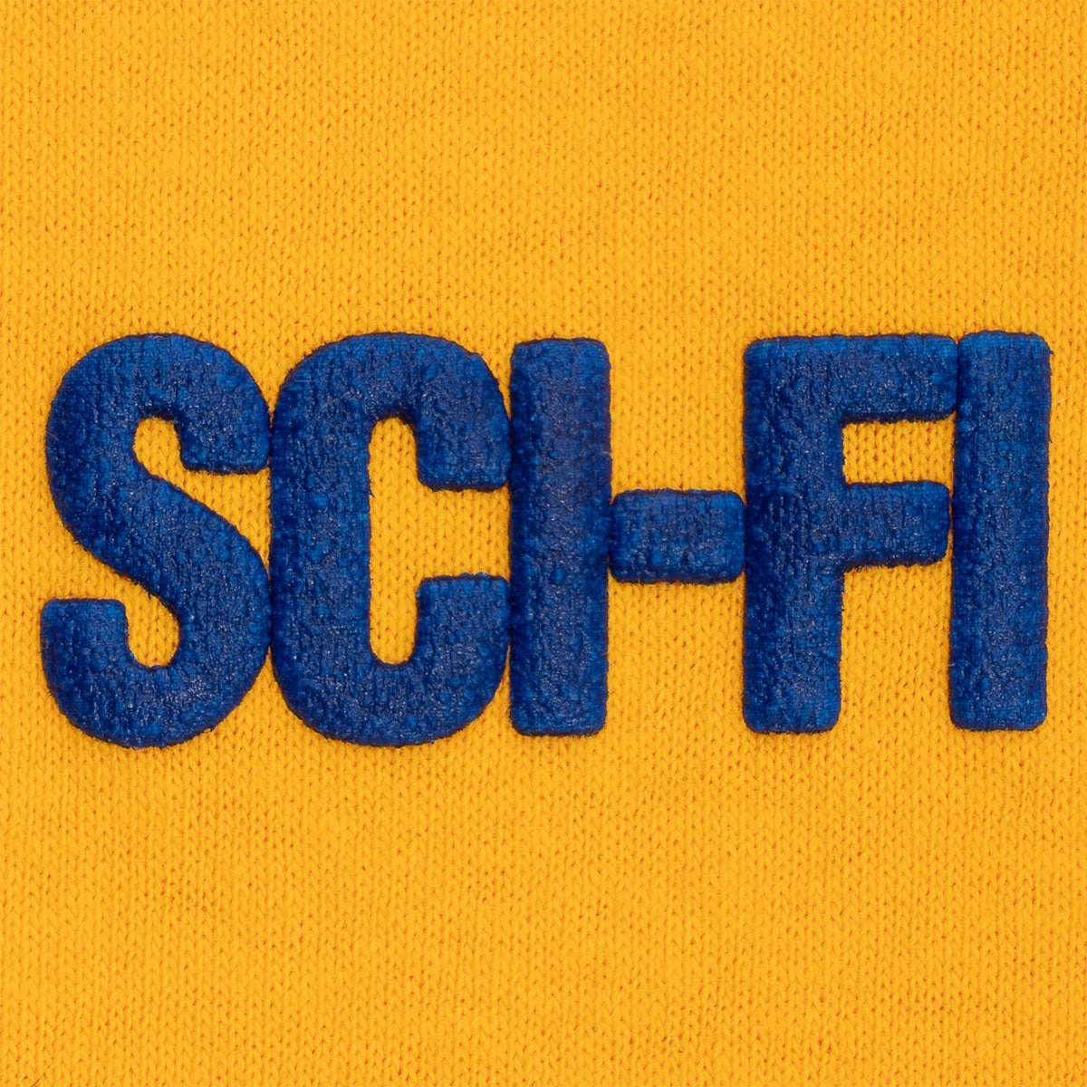 Sci-Fi Fantasy Tiny Big Logo T-Shirt - Gold Quality Fabric