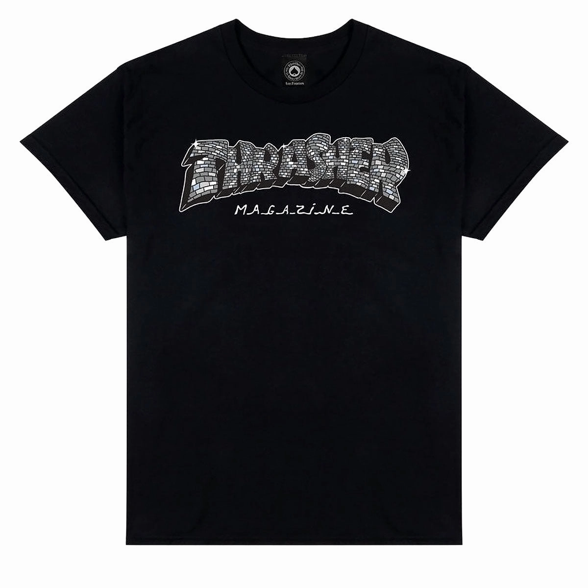 Thrasher Disco By Spanky T-Shirt - Black Stylish and Relaxed Functional Comfort