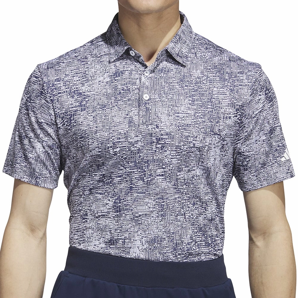 Everyday Fit adidas Aerial Jacquard Polo Shirt - Grey Three