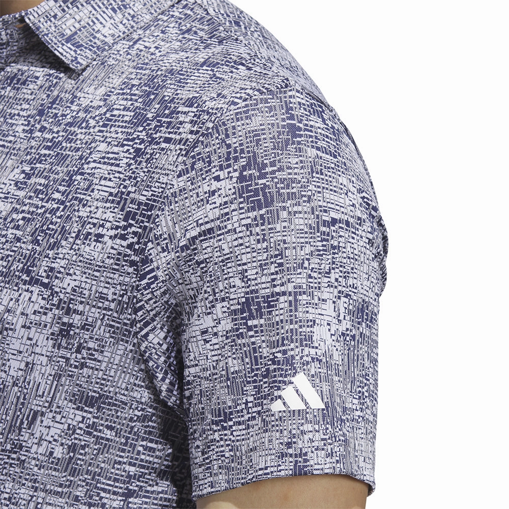 adidas Aerial Jacquard Polo Shirt - Grey Three Cozy Feeling