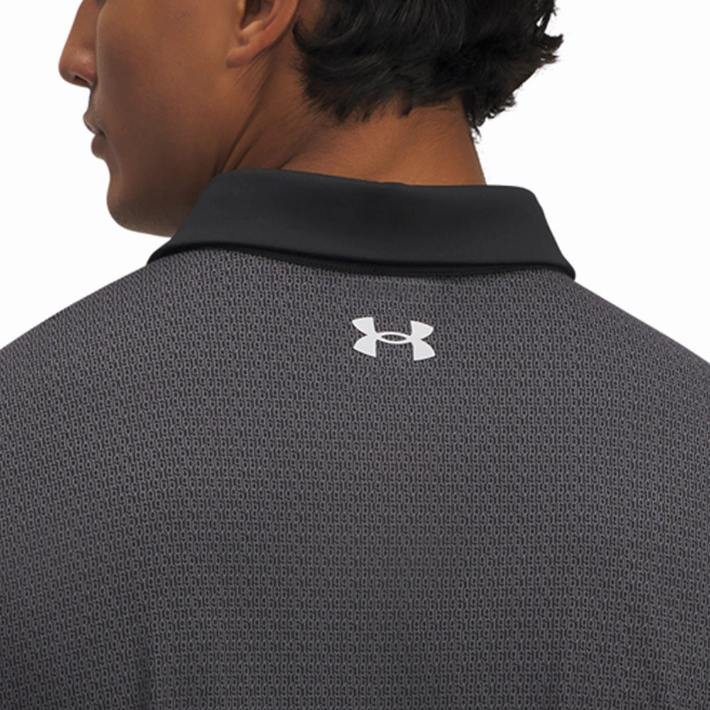 Minimal Style Trend Under Armour Tee To Green Printed Polo Shirts - Black/Halo Gray