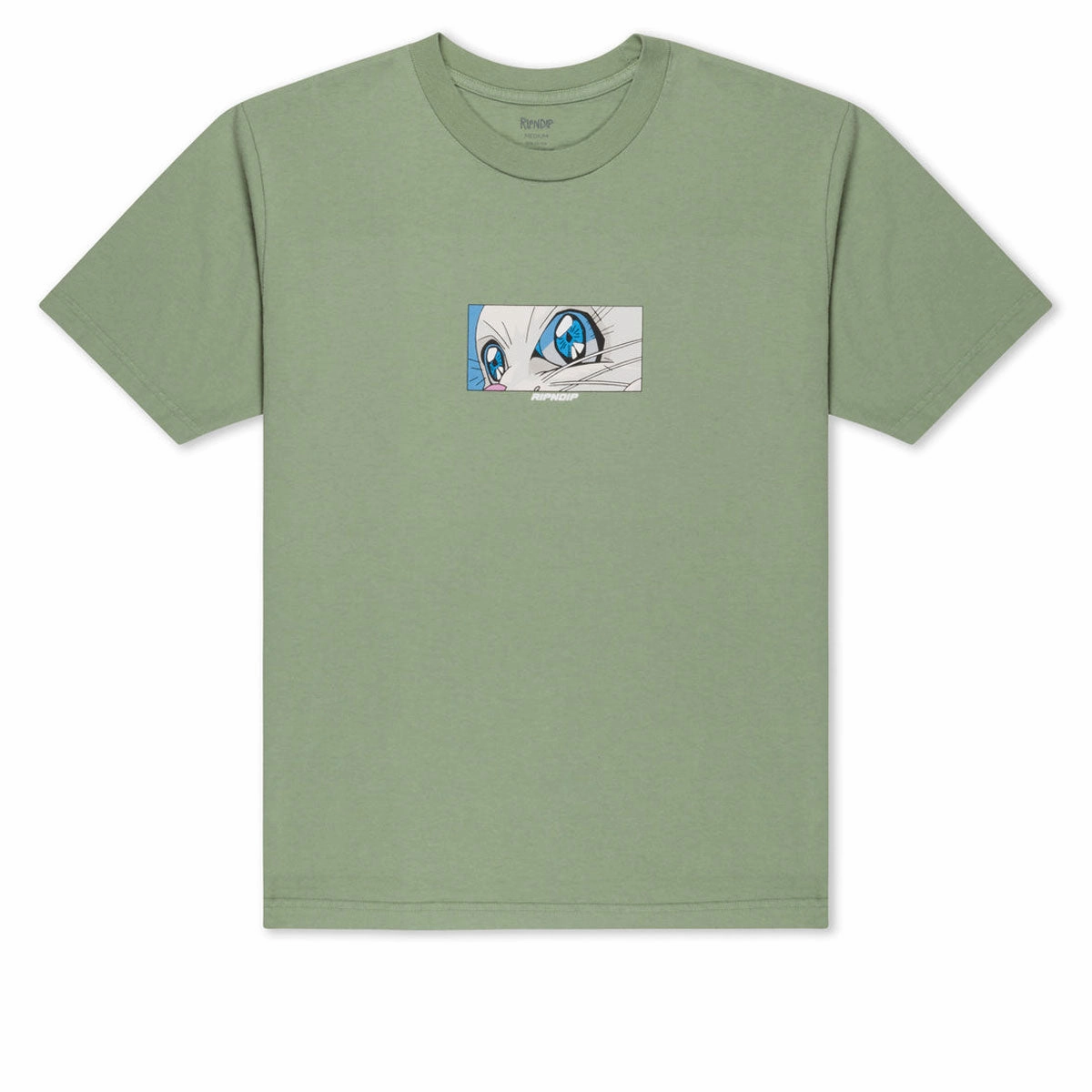 RIPNDIP Metal Claw T-Shirt - Dusty Olive StretchFabric Casual Elegance