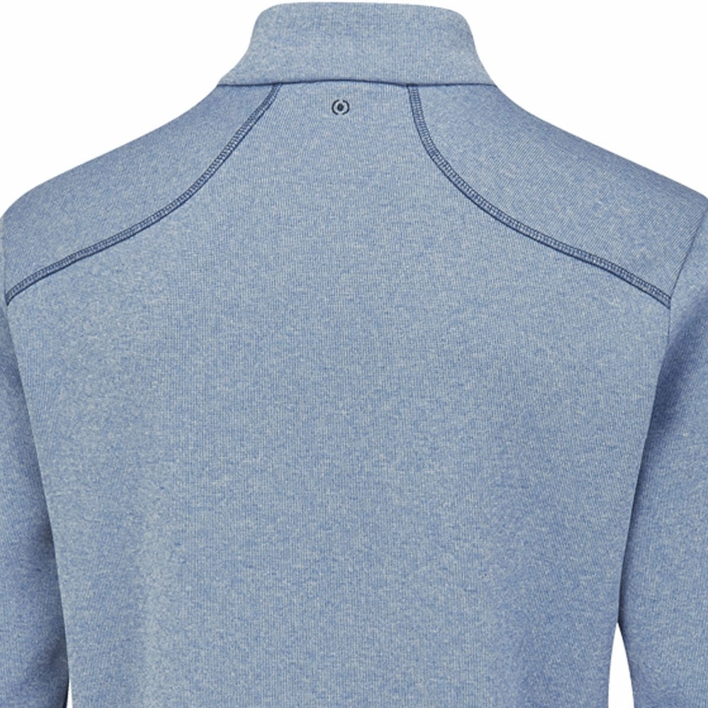 Fashion Layering Ping Ramsey 1/4 Zip Midlayer - Stone Blue Marl