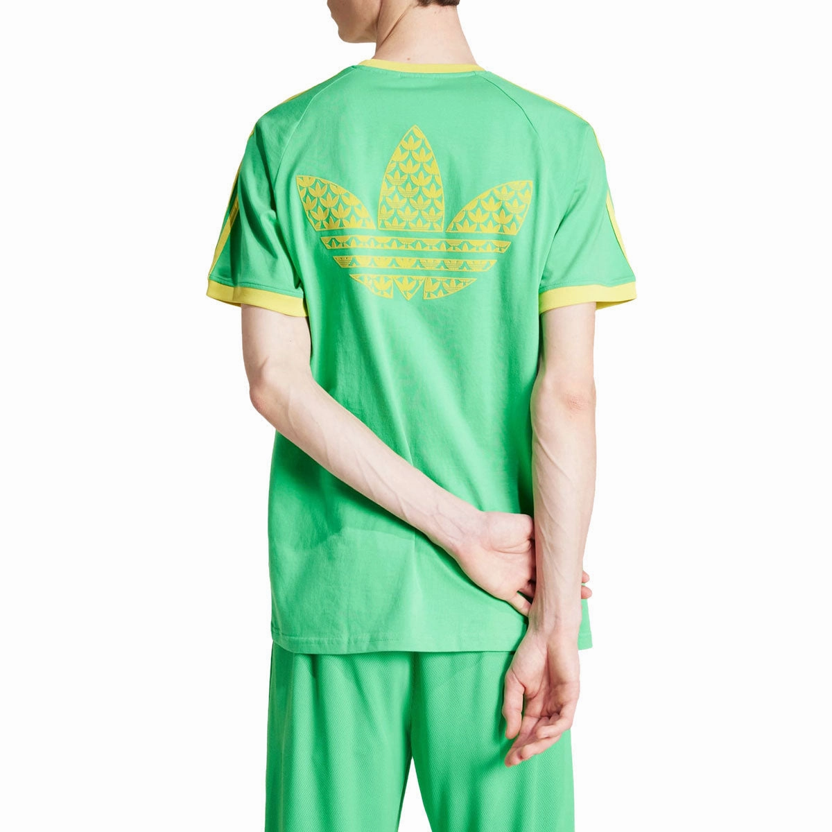 Soft Breathable Adidas Monogram Cali T-Shirt - Energy Green