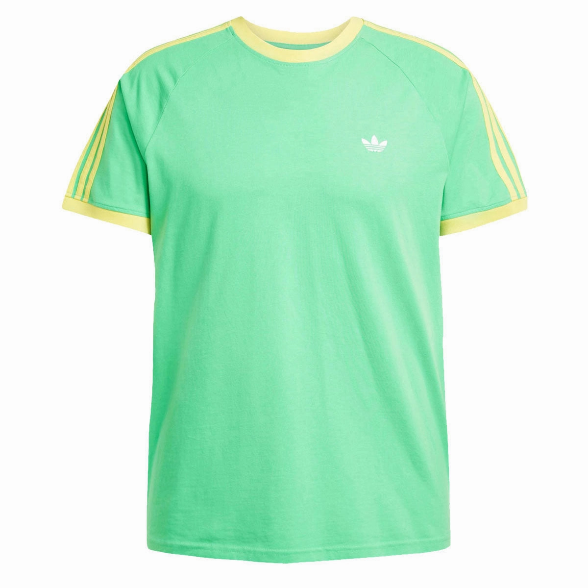Soft Brushed Finish Adidas Monogram Cali T-Shirt - Energy Green