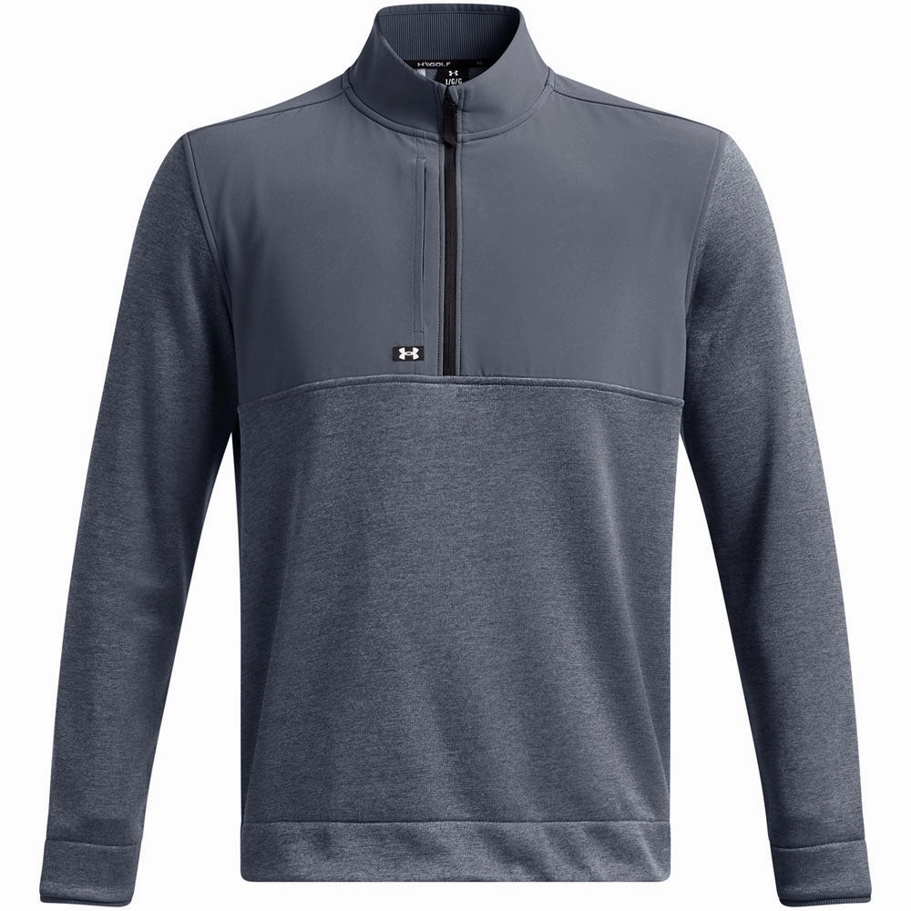 Sporty Style product mountain style allure Under Armour Drive Storm Sweater Fleece 1/2 Zip - Downpour Gray/Gravel