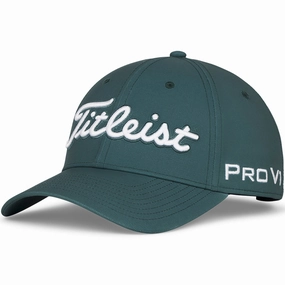 Ultra light Titleist Tour Performance Adjustable Cap - Eucalyptus/White