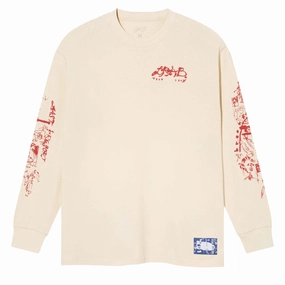 Last Resort AB Tour Long Sleeve T-Shirt - Natural White Bright Color