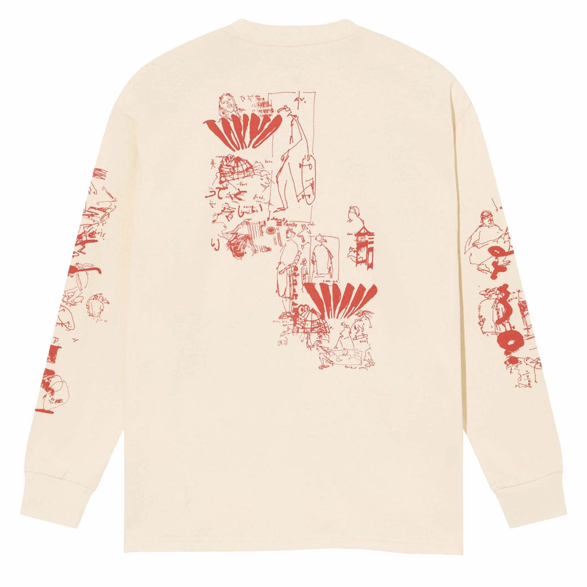 Last Resort AB Tour Long Sleeve T-Shirt - Natural White Non Iron Fabric