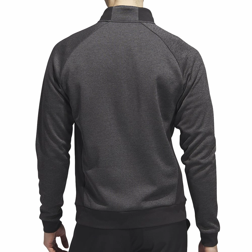 adidas DWR 1/4 Zip Pullover - Black/Grey Six Soft Wearable Silk