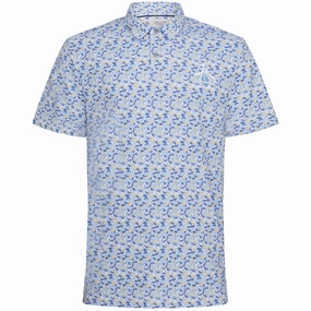 Travel Trend Original Penguin Umbrella Novelty Polo Shirt - Aquarius