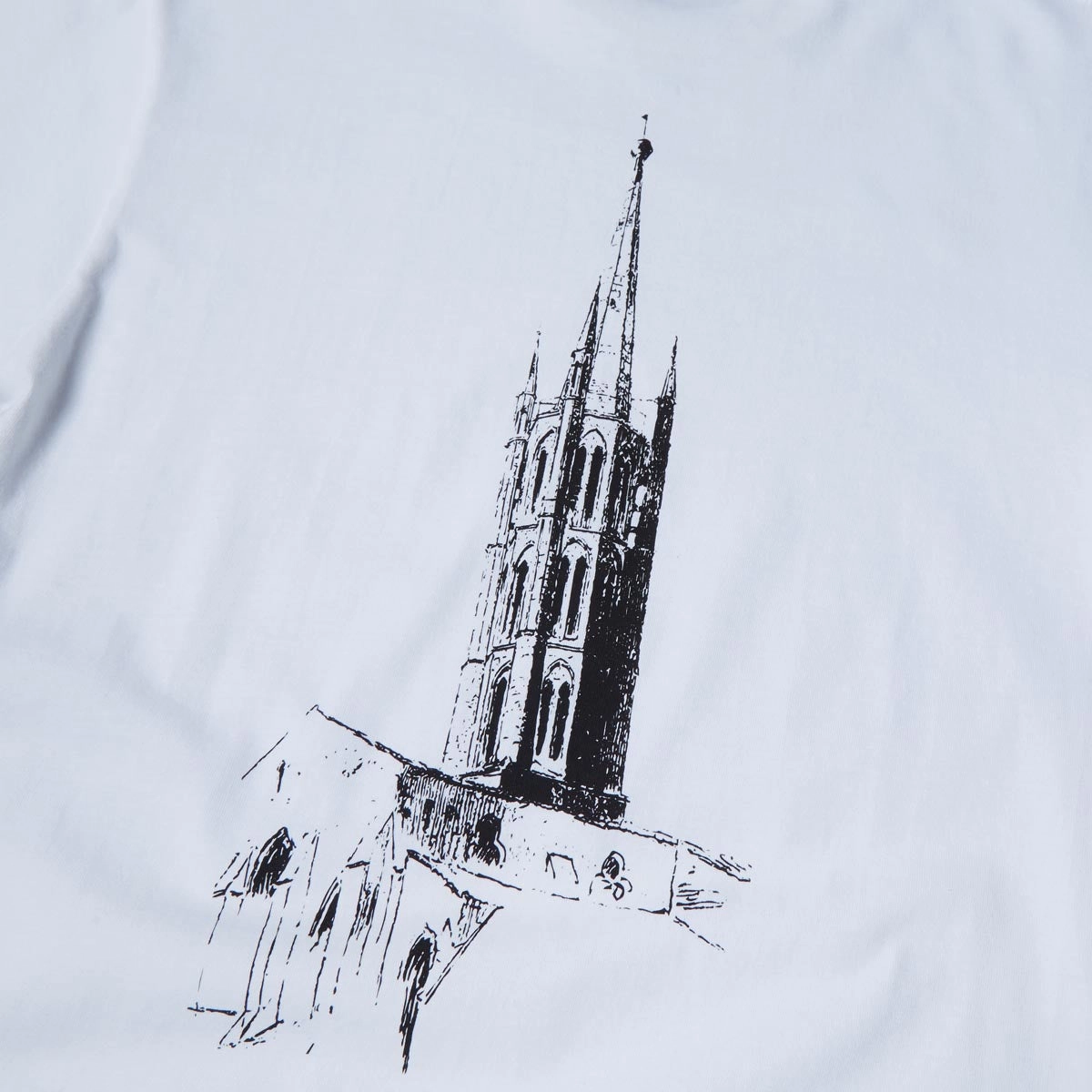 CCS Cathedral T-Shirt - White crew neck