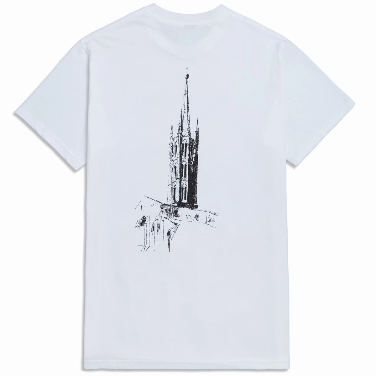 CCS Cathedral T-Shirt - White hypoallergenic material Non Restrictive Cut