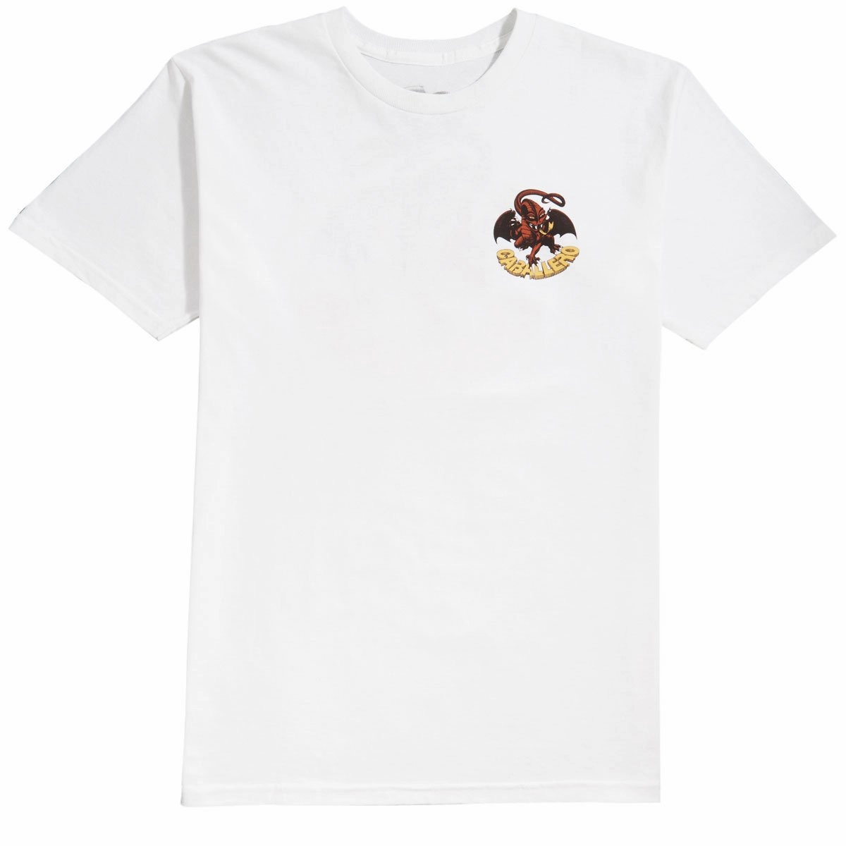 Classic Layer Relaxed Comfort Fit Powell-Peralta Cab Classic Dragon II T-Shirt - White