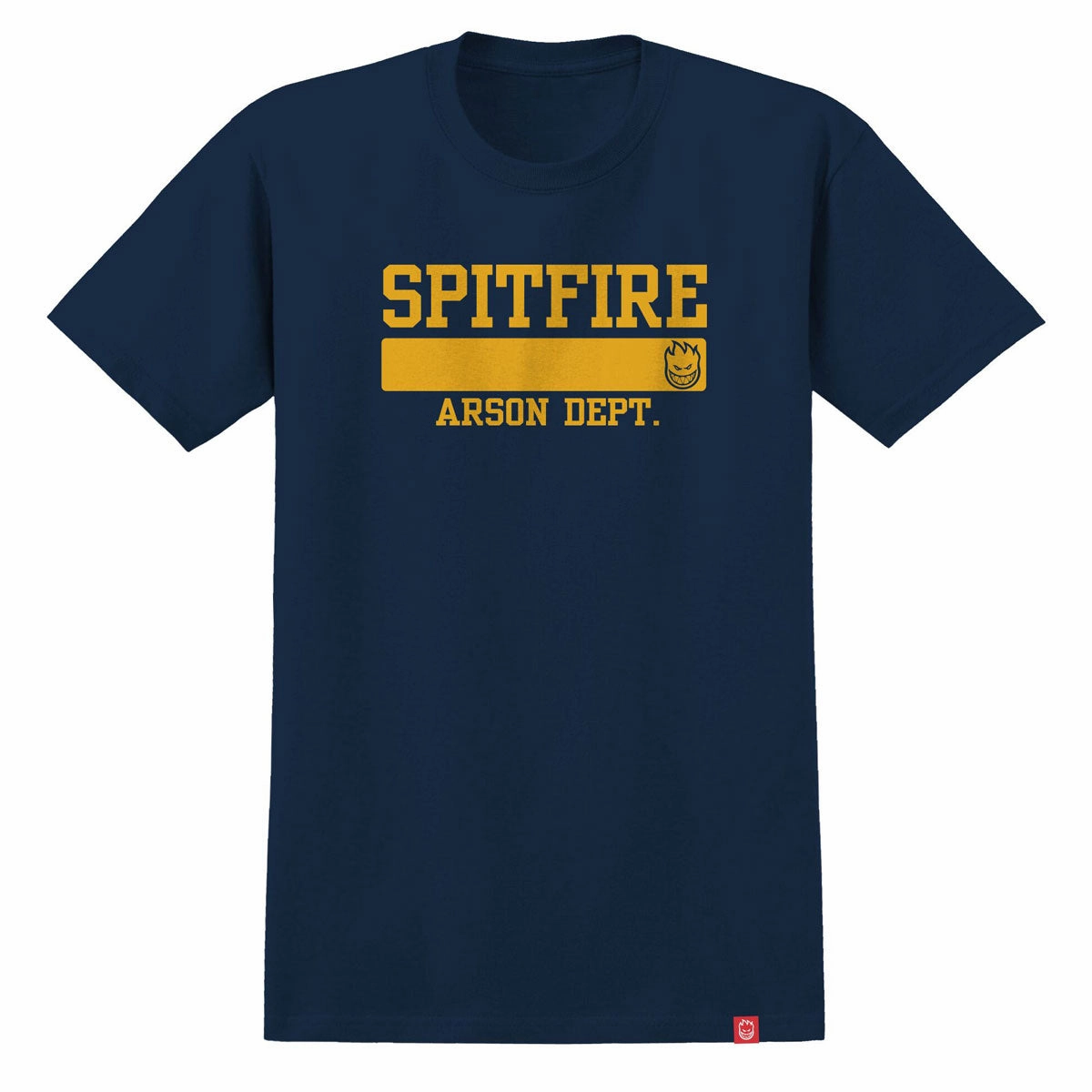 Outdoor Comfort Spitfire Arson Dept. T-Shirt - Navy/Gold Print
