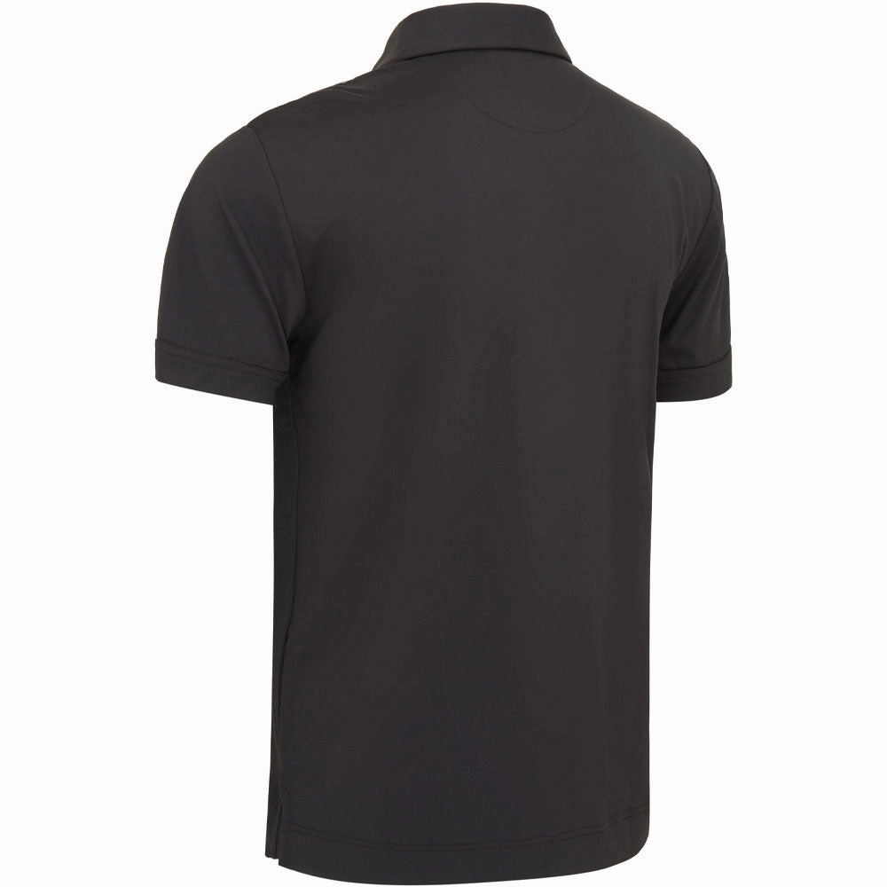 Chic Wear Leisure Casual Callaway Splatter Paint Ombre Polo Shirt - Caviar