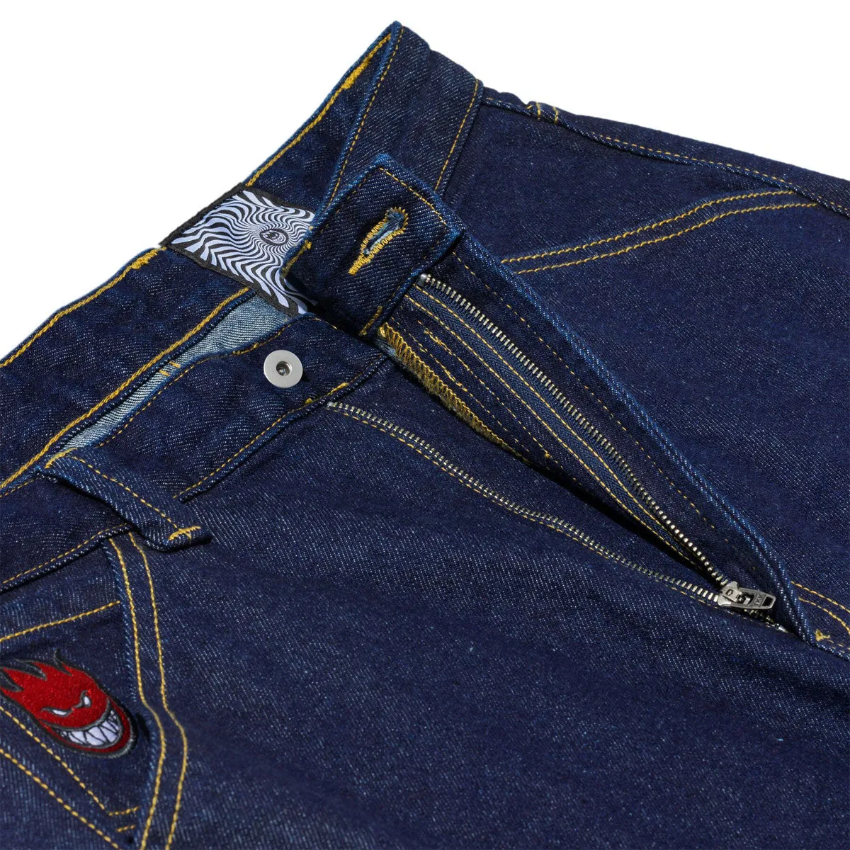 Spitfire Bighead Fill Denim Jeans - Dark Wash Polished Look