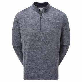 FootJoy Jacquard Texture Chill-Out Pullover - Navy Comfy All Day product patch uniqueness