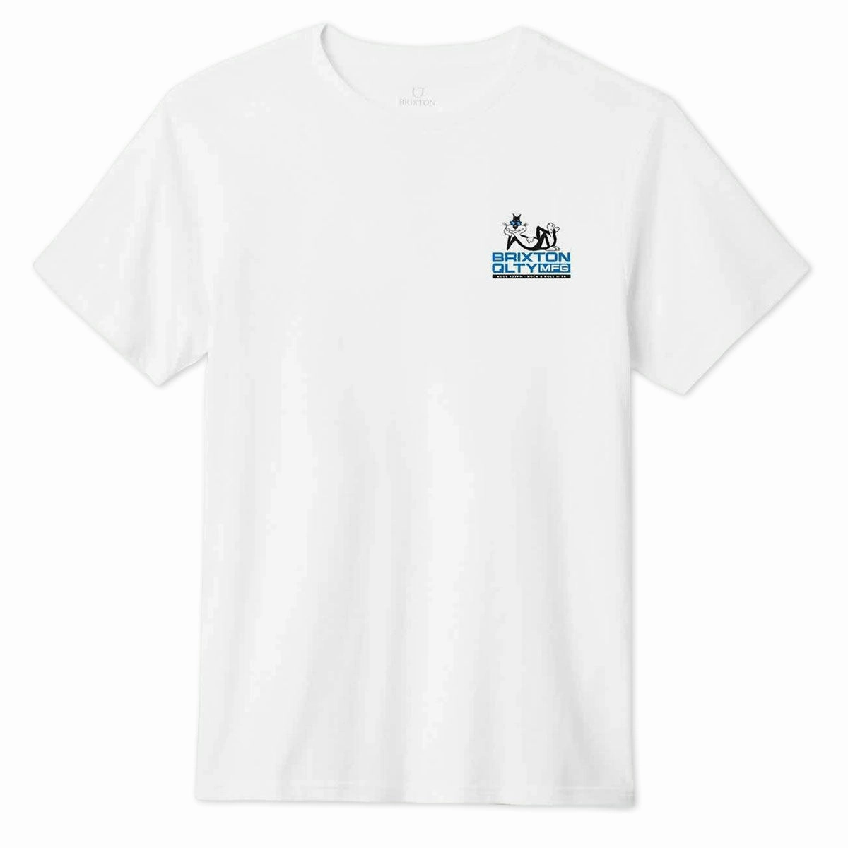 Layering Options Brixton Cool Cat T-Shirt - White