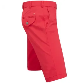 Static Resistant Fibers Cotton Blend Oscar Jacobson Dooley Shorts - Dark Red