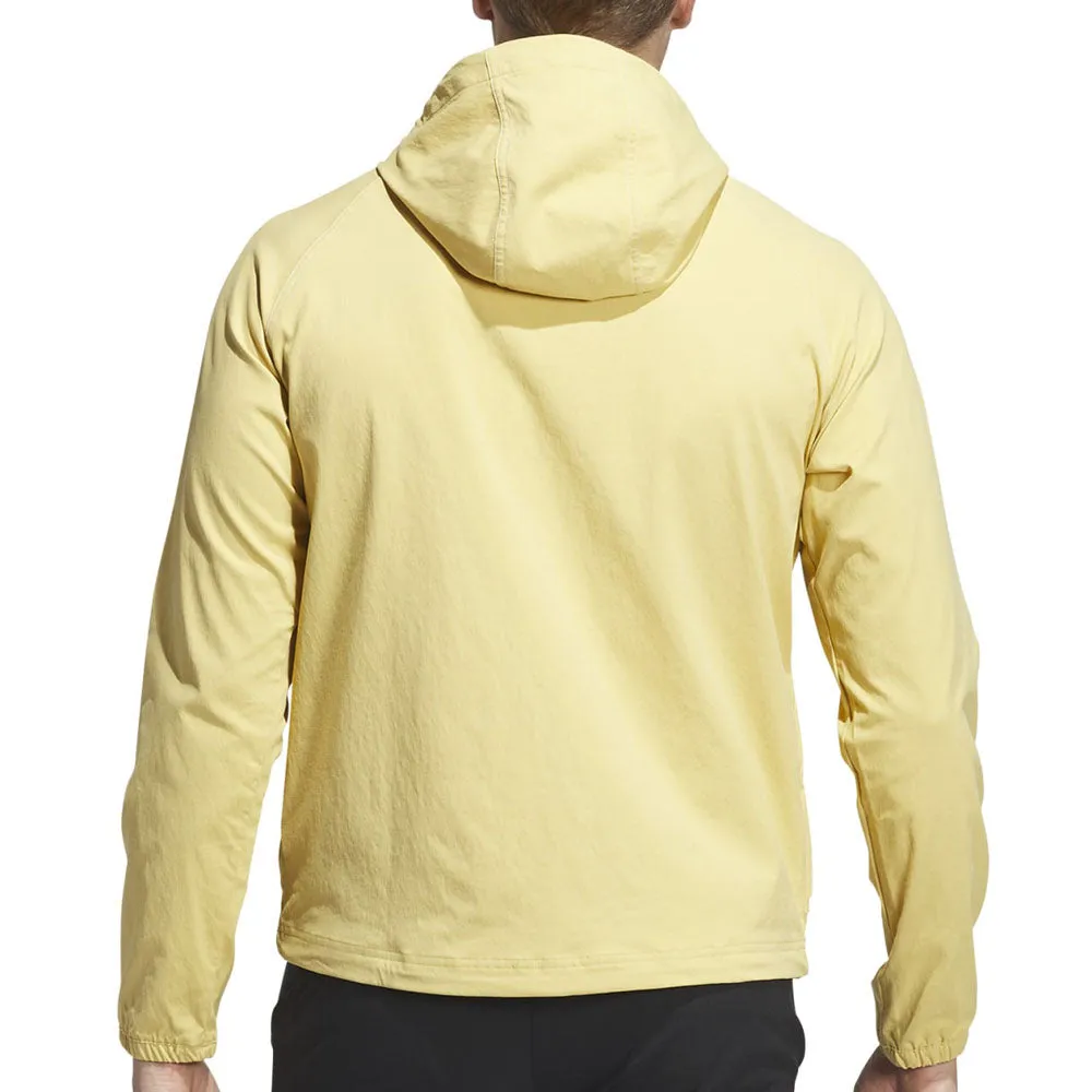 Static Dissipating Threading adidas Go-To Utility DWR Full Zip Jacket - Oat