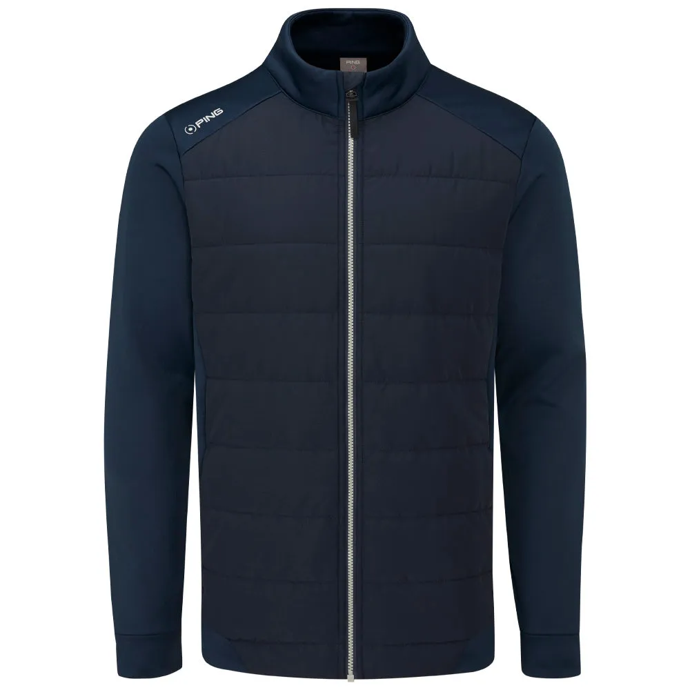 Fall Outfit Single Buttons Ping Aiden Jacket - Navy