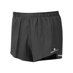 rhinestone accents Quick Drying Fabric Ronhill Men's Tech Race Short in All Black SS25