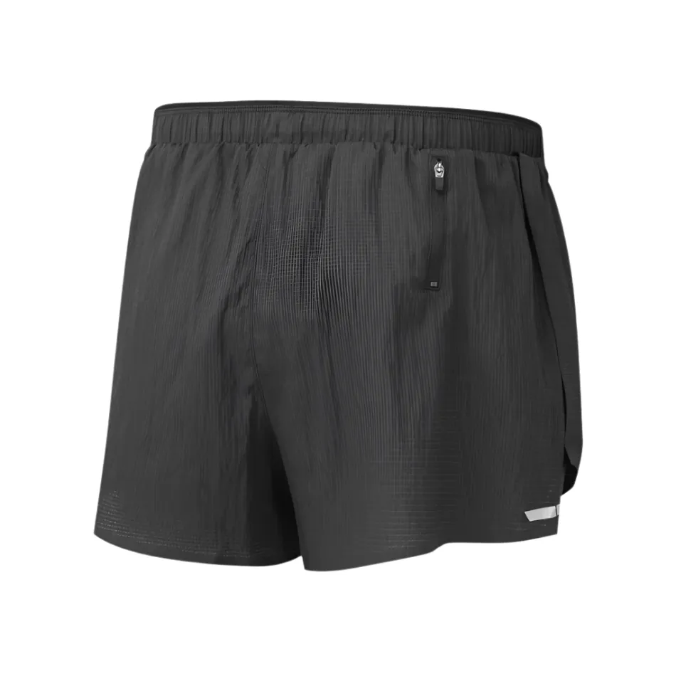 Ronhill Men's Tech Race Short in All Black SS25 Durable Feel