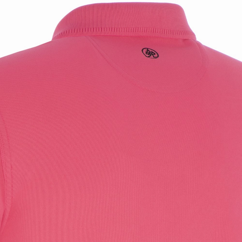 ProQuip Pro Tech Plain Polo Shirt - Fuchsia Pink Bold colors Daily Style Trend