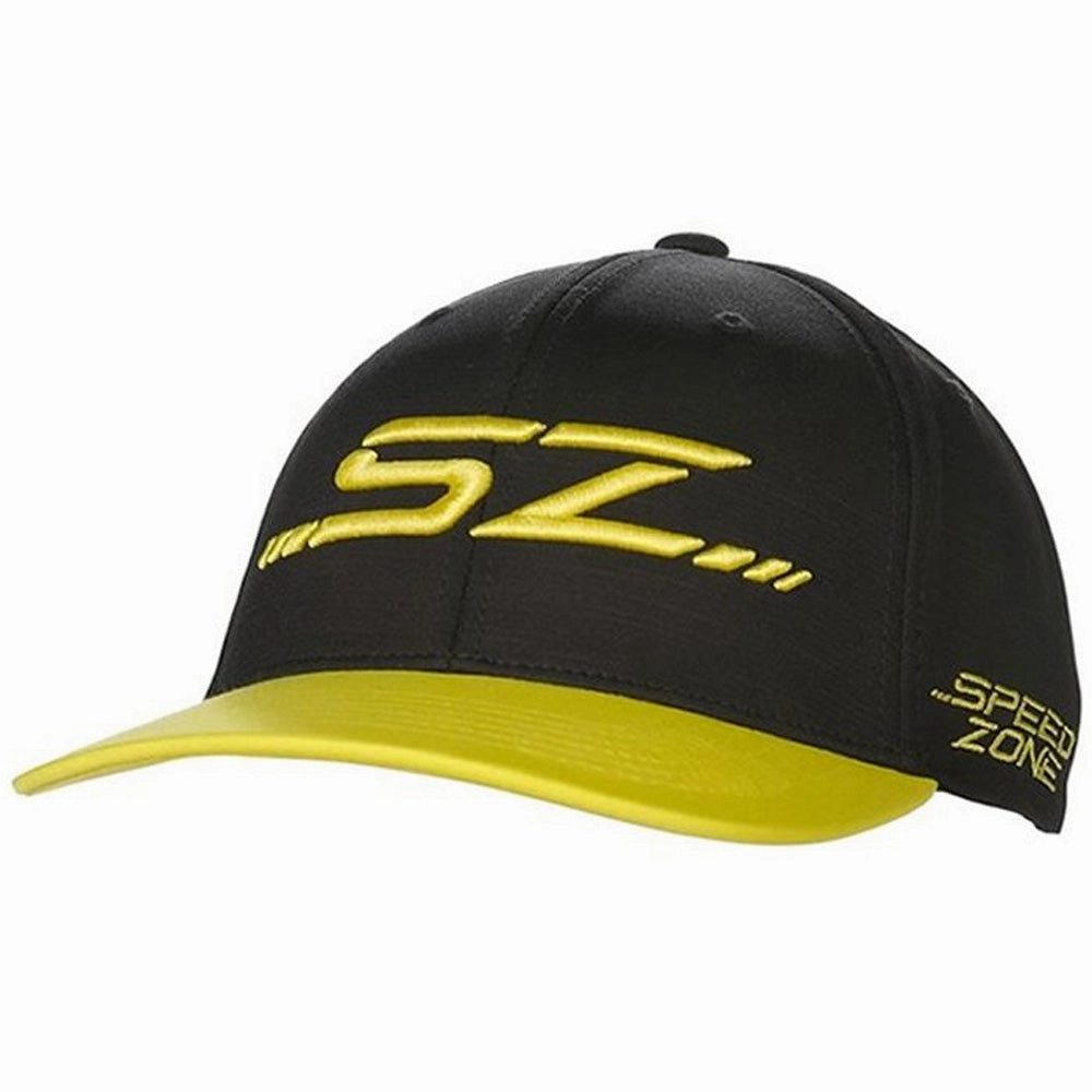Cobra Speedzone 110 Snapback Cap - Black/Yellow Street Style All weather