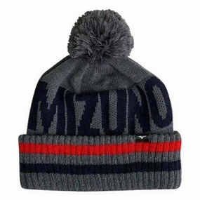 Mizuno Breath Thermo Bobble Hat - Grey Cool Design