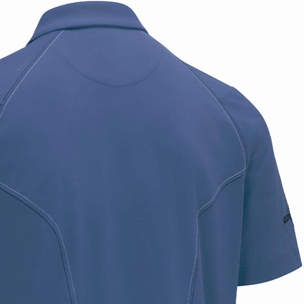 Classic Fit Relaxing Fit Callaway Contrast Stitch Colour Block Polo Shirt - Blue Horizon