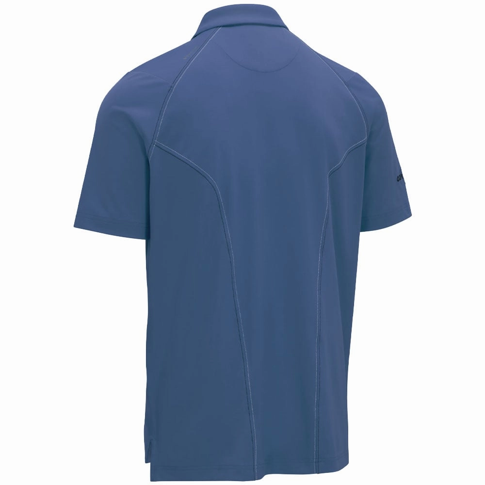 Callaway Contrast Stitch Colour Block Polo Shirt - Blue Horizon Pocket Reinforcement Casual and cool