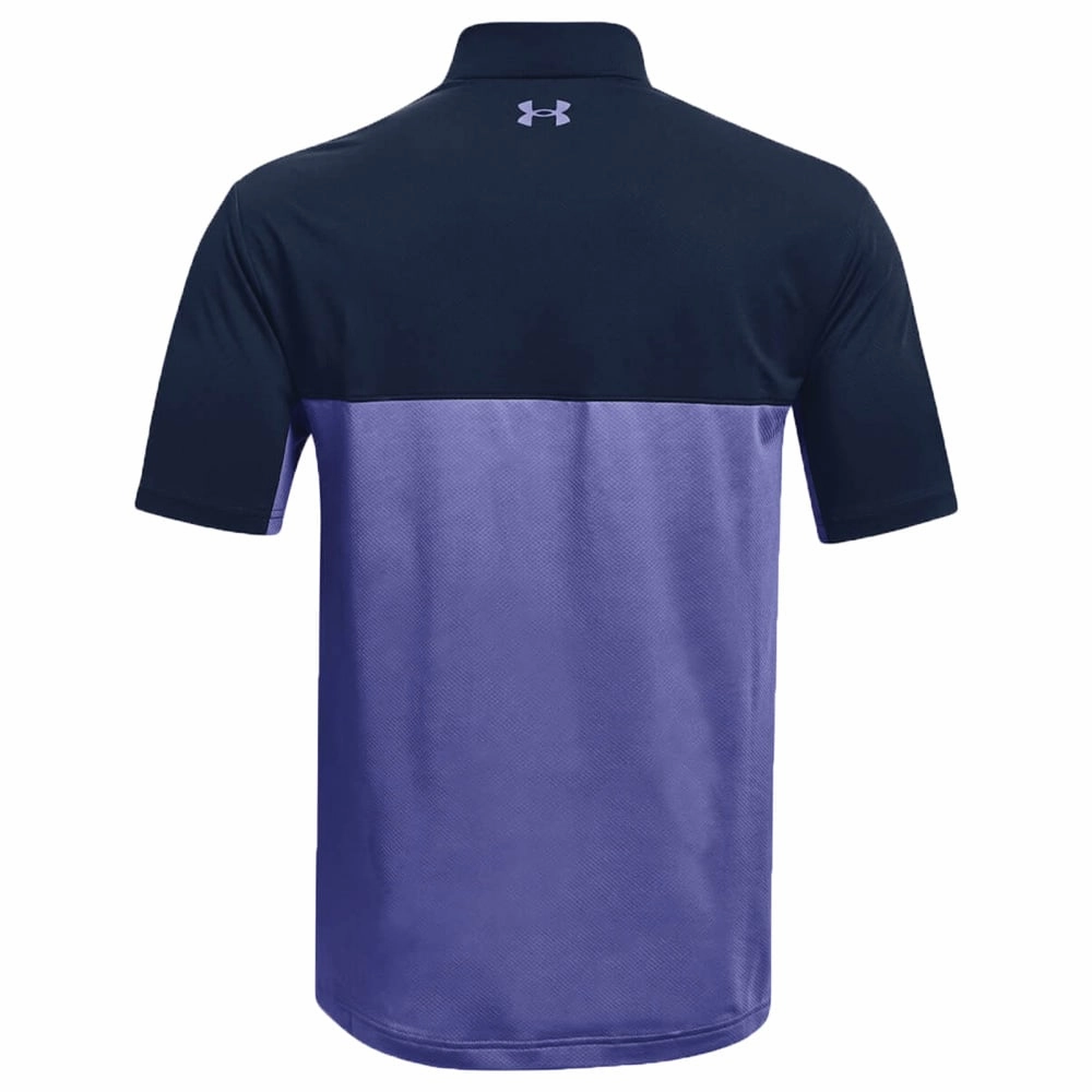 adults' Under Armour Performance 2.0 Colorblock Polo Shirt - Academy/Starlight