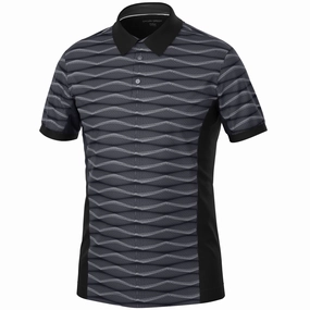 Galvin Green Merlin Polo Shirt - Black/Sharkskin Adult Wear