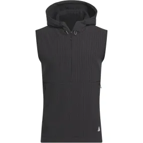 slim fit Anti Pilling Treatment adidas Ultimate365 Tour WIND.RDY 1/2 Zip Vest - Black
