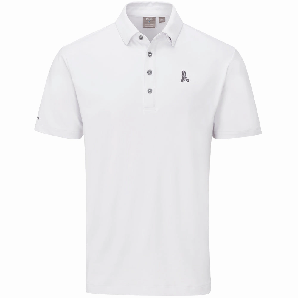 Ping SensorCool Mr Ping Polo Shirt - White Smart Wear Chic Comfort