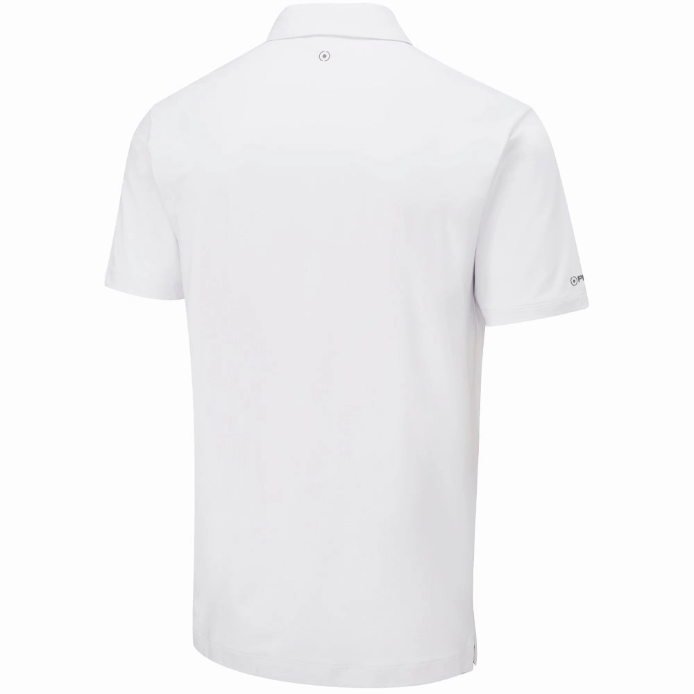 Ping SensorCool Mr Ping Polo Shirt - White Fresh Look