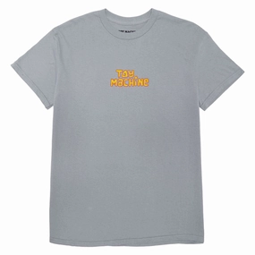 Layered Neckline print design Toy Machine Surf Sect T-Shirt - Silver