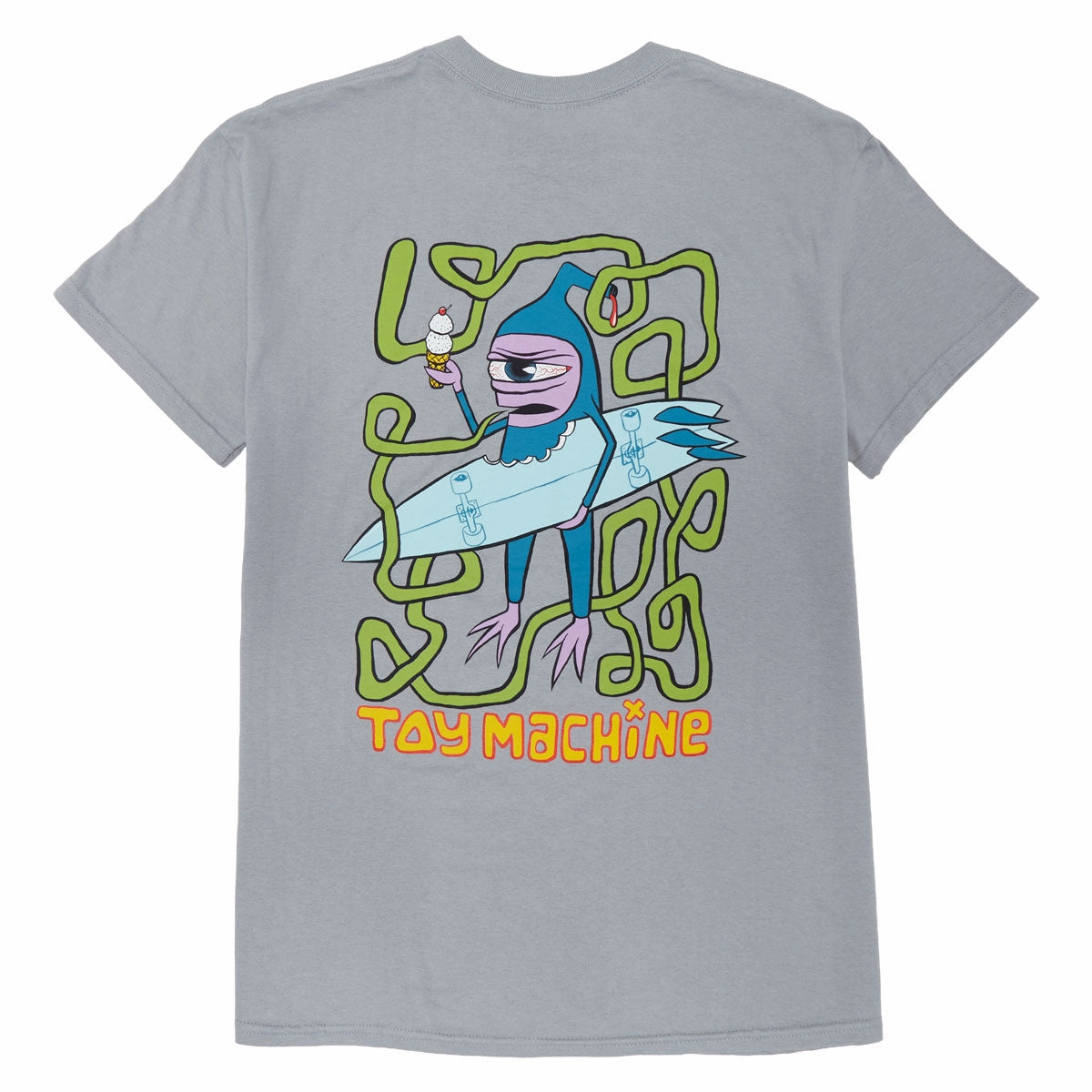 Washable Toy Machine Surf Sect T-Shirt - Silver
