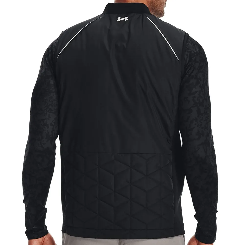 Under Armour ColdGear Reactor Golf Vest - Black/Reflective Short image