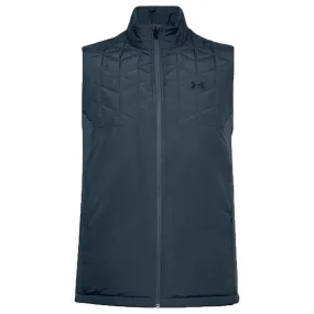 Light Reflective Trim Under Armour ColdGear Reactor Hybrid Gilet - Mechanical Blue