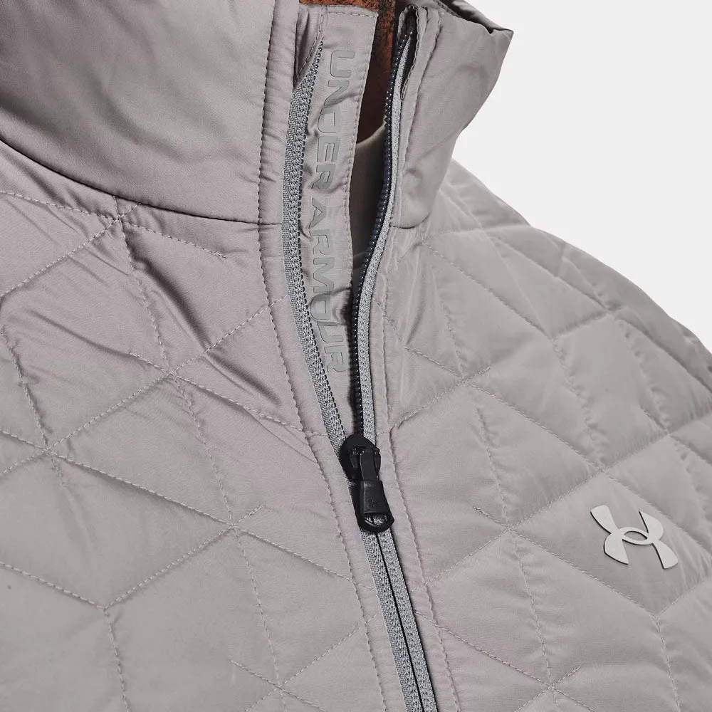 Under Armour ColdGear Reactor Hybrid Jacket - Grey Wolf/Concrete Daily Wear Quick Access Hidden Pockets