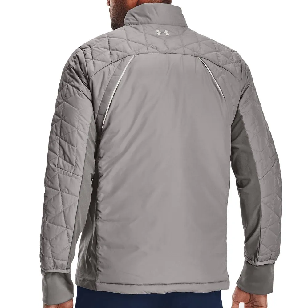 Under Armour ColdGear Reactor Hybrid Jacket - Grey Wolf/Concrete Insulated Lining Weatherproof Construction