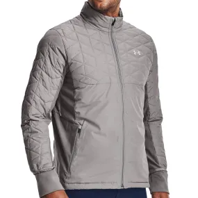 Comfortable Fabric Under Armour ColdGear Reactor Hybrid Jacket - Grey Wolf/Concrete