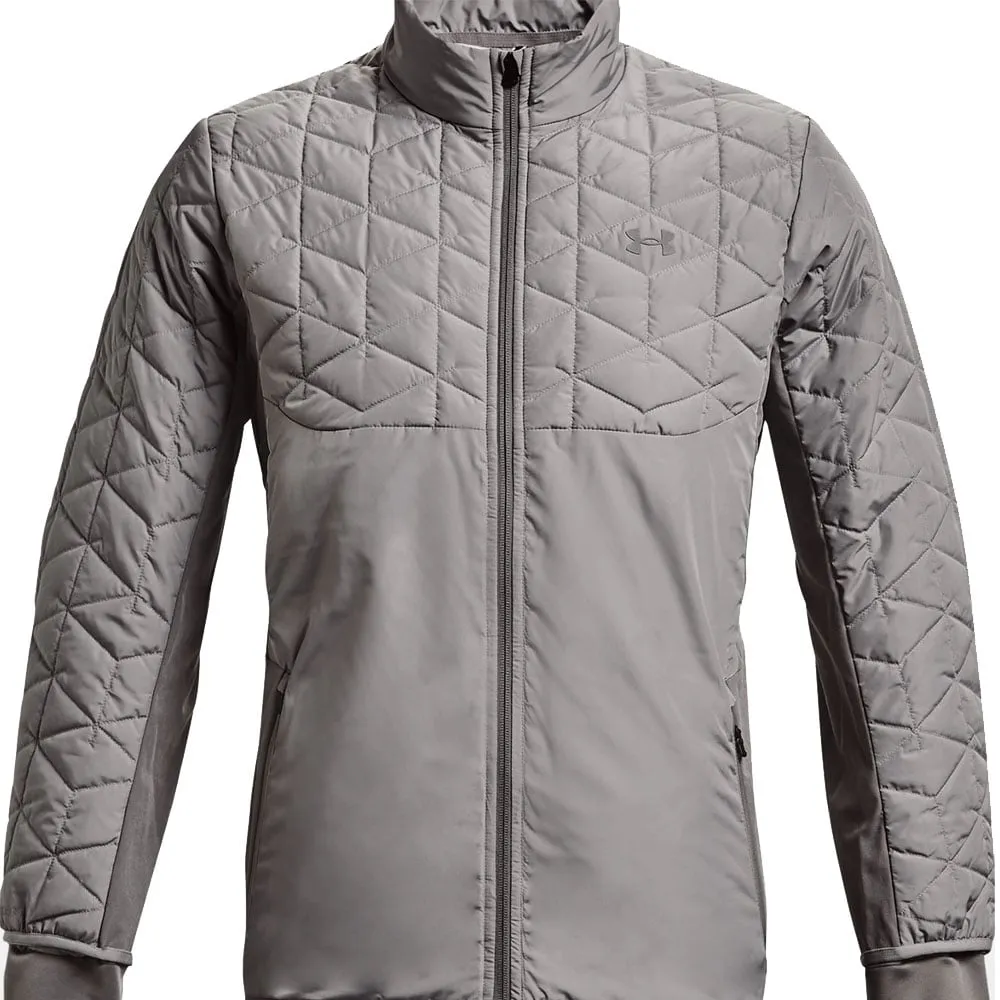 Under Armour ColdGear Reactor Hybrid Jacket - Grey Wolf/Concrete VentilatedPanels
