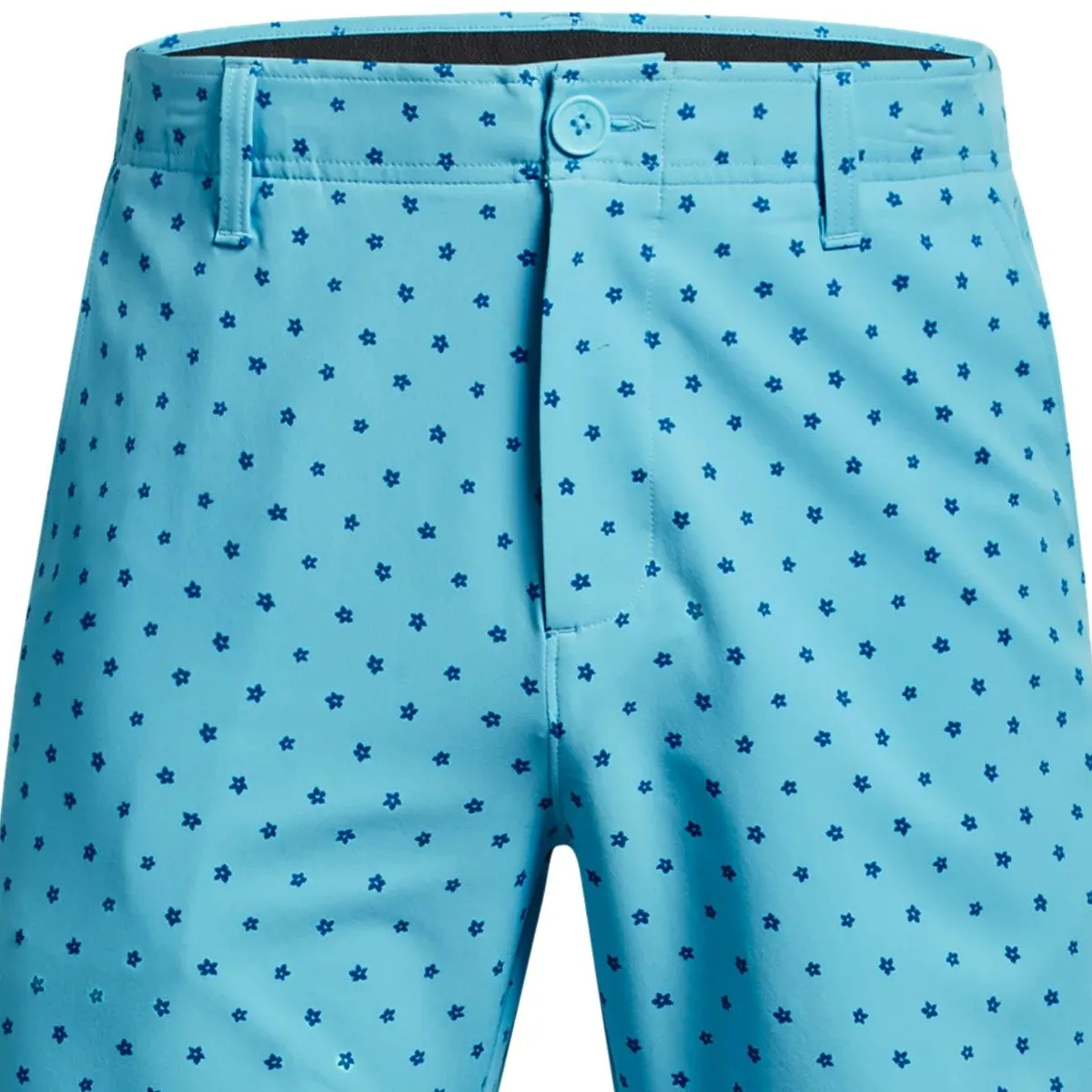 Under Armour Drive Printed Shorts - Fresco Blue/Cruise Blue Non Restrictive Waistband