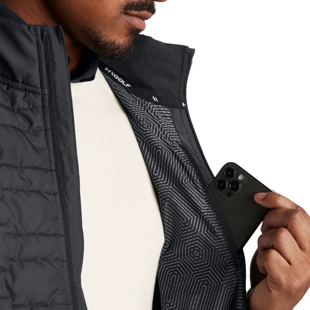 Under Armour Drive Pro Insulated Vest - Black Ventilated Back quick - drying clothing