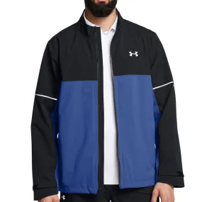 Under Armour Drive Rain Waterproof Jacket - Black/Tech Blue Practical Cold Piece